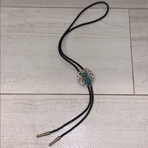 Adjustable bolo woven necklace Mexican inspired